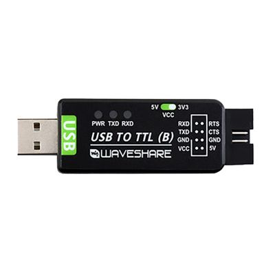 Waveshare Industrial Grade USB to TTL Converter CH343G Serial Port Conversion Module Support 5V/3.3V Level Conversion Circuit