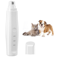 Electric Nail Grinder Cat Dog Clipper Claw Care Smoothing Painless Trimmer Rechargeable USB Charging Grooming Trimmer Tools