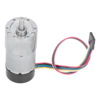 JGB37‑3530 DC12V Encoder Metal Gearmotor ลดความเร็วมอเตอร์เกียร์ Encoder แรงบิดสูง