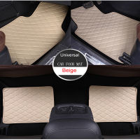 Universal leather car floor mats for Benz W203 W210 W211 AMG W204 A B C E S CLASS CLS CLK Custom parts styling cart