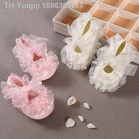 【hot】☑┅♧  Newborn Soft Sole Infant Anti-slip Shoes for Wedding Toddler Crib Cotton Prewalker 0-18M