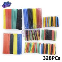 164pcs 328pcs Heat Shrink Tube Kit Shrinking Assorted Polyolefin Insulation Sleeving Heat Shrink Tubing Wire Cable Mixed Color Electrical Circuitry Pa