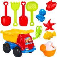 ป่าร้อน LIN431 - ♠☇◕ 28Pcs/Set Color Kids Beach Spade Shovel Rake Tools Set Fun Molds