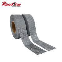 Roadstar Oblique Punching Holes High Intensity Reflective Fabric 100%Polyester Warning Tape Sewing on Clothes Bag Cap RS-922-CK Safety Cones Tape