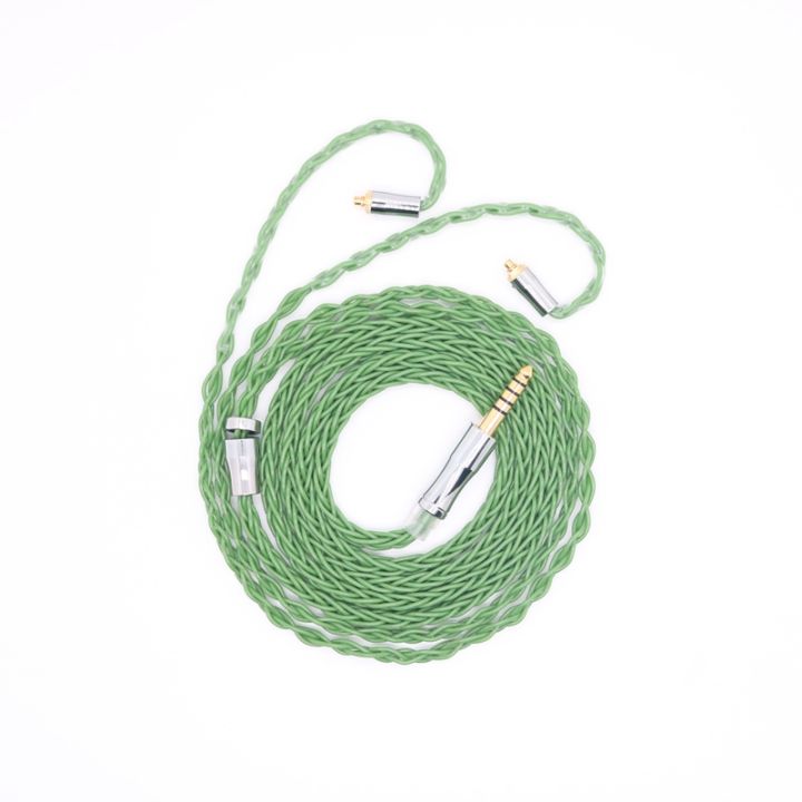 XINHS 8 Cores 5N OCC Green Gray Candy Cable 3.5/2.5/4.4mm PLUG