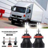 หลอดไฟหน้ารถยนต์ LED LAI 40w 6000k สีขาว สําหรับ nissan NT 500 2013-2023 รับประกัน 10 เดือน