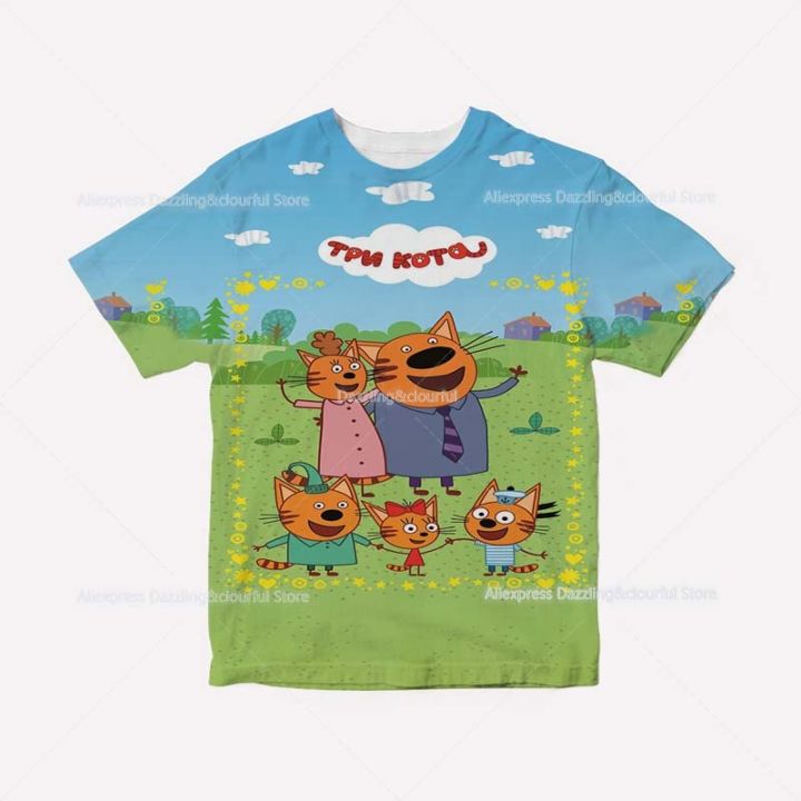 kid-russian-tpnkota-three-kittens-t-shirts-boys-girls-e-cats-t-shirts-my-family-three-happy-cats-cookie-candy-pudding-child-tee