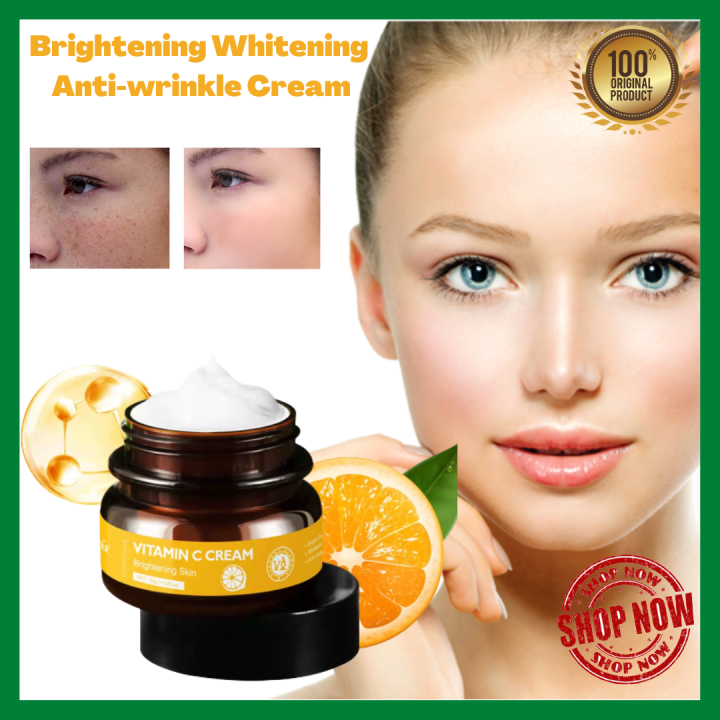 VIBRANT GLAMOUR Vitamin C Face Cream Whitening Moisture Cream Brighten ...