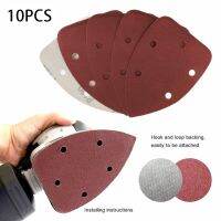 10PCS 140*90mm 5 Holes Sandpaper Triangle Sand Discs Pads Power Polishing Tool  Triangle Sanding Sheets 2020 New Arrival Power Sanders