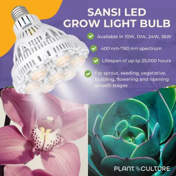 SANSI 30W 60W LED Grow Lights Full Spectrum Plant Grow Light Indoor Grow  Lights