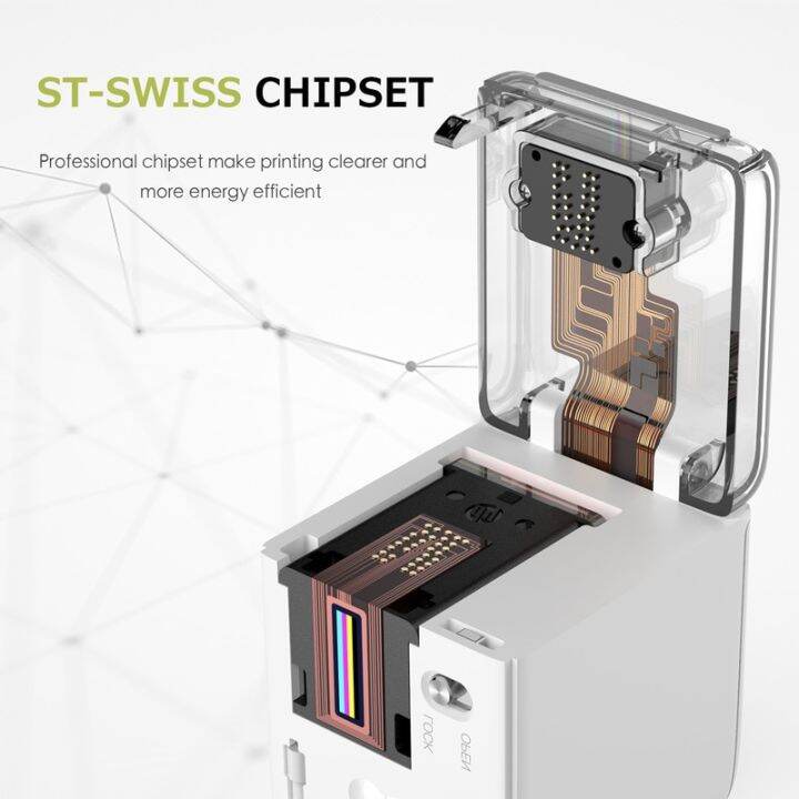 Portable Color Handheld Printer Multilanguage System Handheld Inkjet Printer Diy Small Inkjet