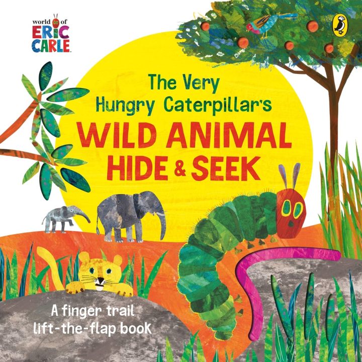 ส่งฟรี !! ** The Very Hungry Caterpillars Wild Animal Hide-and-Seek หนังสือภาษาอังกฤษ พร้อมส่ง