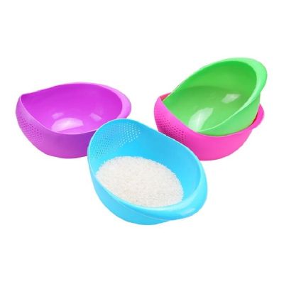 【CC】 Food Grade PlasticCleaning Vegetable Basket Rice  Washing Filter Strainer Sieve Drainer Accessories