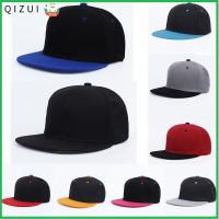 QIZUI หลากสี ฮิปฮอป คลาสสิค หมวกเบสบอลแบน หมวกปรับได้ หมวกวินเทจ หมวกกันแดดกลางแจ้ง