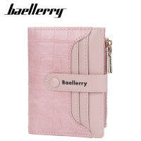 Baellerry New Wallet Vertical Zipper Womens Coin Purse Fashion Printing Multi Card Slots Wallet