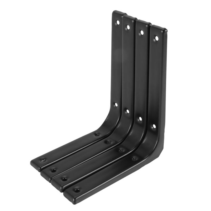 12-pcs-iron-wall-shelf-bracket-6-x-5-inch-heavy-duty-shelf-support-bracket-decorative-joint-angle-bracket-black