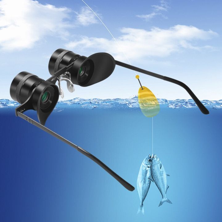 แว่นตาตกปลา-กล้องโทรทรรศน์ตกปลา-ฟิล์มสีเขียวน้ำหนักเบาเป็นพิเศษ-แสงน้อยการมองเห็นได้ในเวลากลางคืนกล้องจับปลาชุดอุปกรณ์ตกปลา