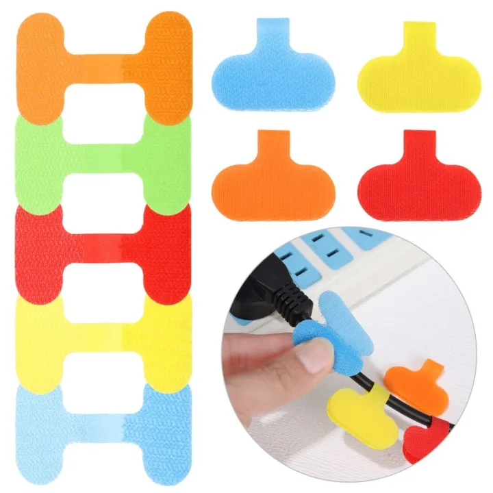 colorful-cord-protector-adhesive-writable-wire-labels-cord-identification-nylon-cable-labels-electrical-cables-organize