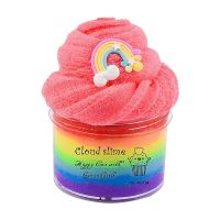 Colorful Cloud Slime Toy Soft Stretchy Non-sticky Slimes Making Educational Stress Relief Decompress Game Toy Gift For Kids