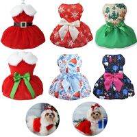 Christmas Dog Dresses For Small Dogs Clothes Summer Christmas Cosplay Cat Pet Dress Fancy Princess Puppy Dress Bichon Spitz Dresses