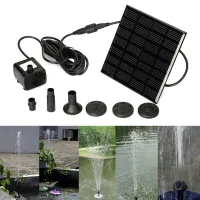 Solar Power Fountain Water Pump Panel Kit Pool Garden Brushless Water Pump Solar Bird Bath Water Pumps for Garden товары для дом