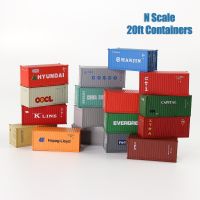 C15007 3pcs Model Trains N Scale 20 Container 1:160 20ft Shipping Container Cargo Box with Magnet