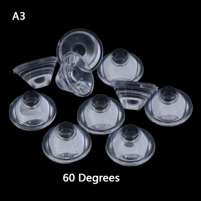 FUYU 10pcs 20mm 10/30/60/90/120องศา Optical Glass LED LENS reflector collimator