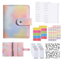 【jw】○㍿  A7 Kawaii Notebook Planner Stationery Supplie Notes Agenda Office Accessorie Cash System Clip Money Gifts