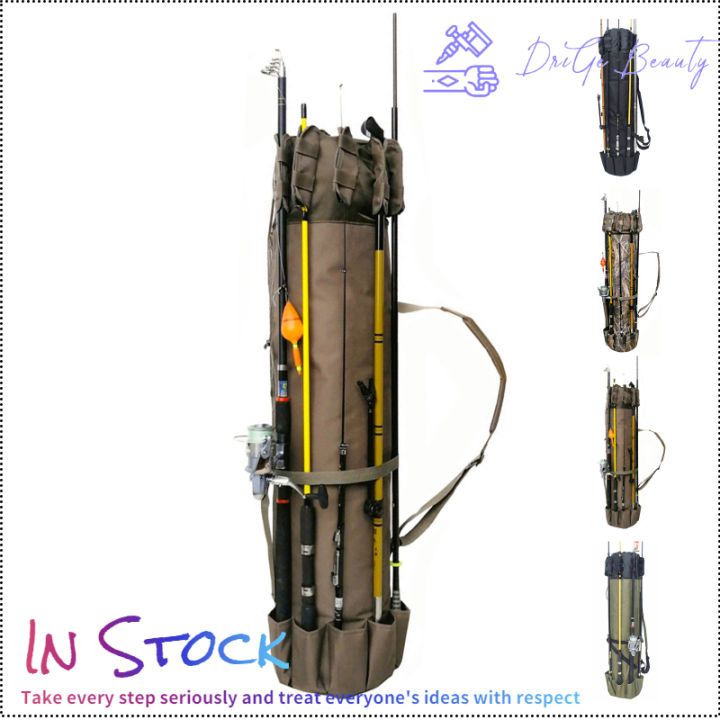 คลังสินค้าพร้อม-กระเป๋าใส่คันเบ็ดกันน้ำความจุขนาดใหญ่-multi-rod-storage-pouch-fishing-tackle-organizer-กระเป๋าถือ123x34cm