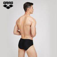 Original arena mens low-waist swimming briefs with high elastic fit and anti-embarrassment professional training large size swimming equipment