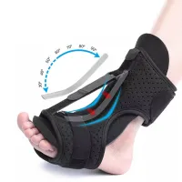 Adjustable Plantar Fasciitis Night Splint Foot Drop Orthosis Stabilizer Brace Support Night Splints for Foot Correction