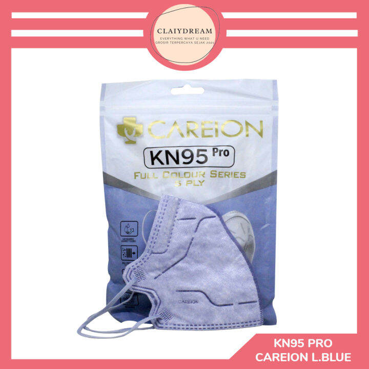 Masker Kn Pro Careion Isi Pcs Lapisan Lazada Indonesia