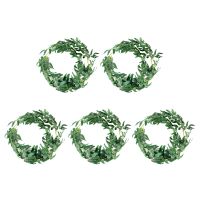 5Pcs Artificial Plants Willow Leaves Wreath Vines for Wedding Birthday Patio Table Wall Ceiling Decor 200cm