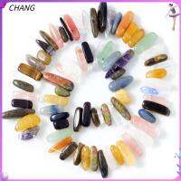 CHANG 75pcs แบบเจาะ ลูกปัดหยดน้ำตา ผสมสี คริสตัลคริสตัลคริสตัล หินเจาะรู ดีไอวาย 0.59-0.9นิ้ว สารพันอย่างหลากหลาย สำหรับทำเครื่องประดับ