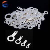 1000pcs 2.2 3.2 4.2 10.2 Silver-plated Copper Single Head Soldering Terminal Circular Weld Washer Welding Sheet Soldering Lug