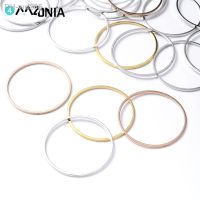 20/50pcs 8-10mm Metal Plated Round Circle Closed Rings Earring Wires Hoops Pendant DIY Jewelry Making Supplies Accessories