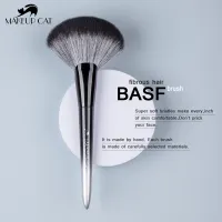 Makeup Cat Cosmetic Brush-2022New Black Silver Series-17BASF Hair Soft Brushes-Beginner And Professional Beauty Tool-Make Up Pen