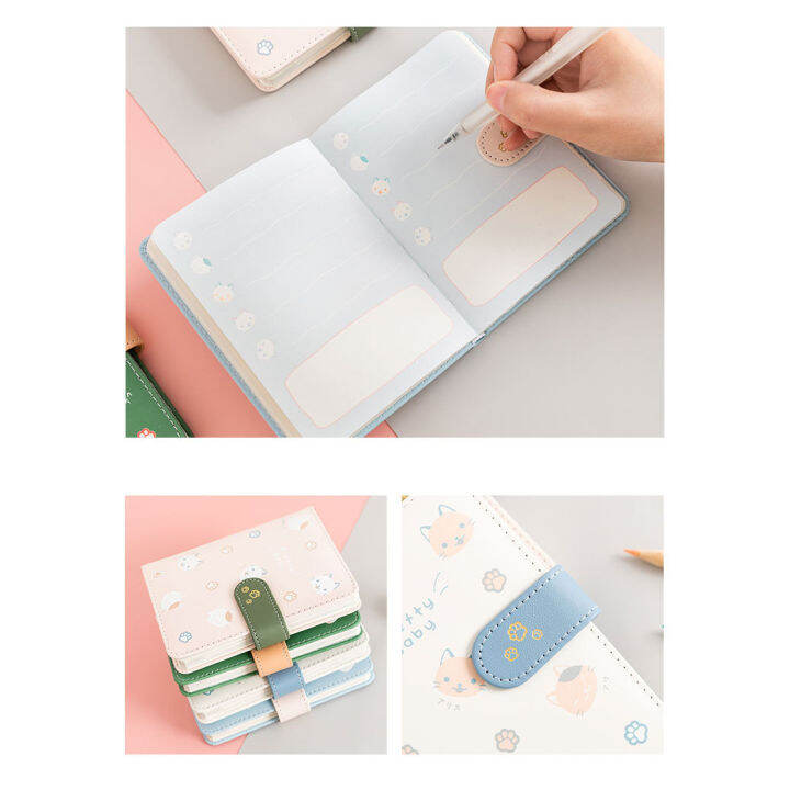 high-quality-notebook-student-hand-ledger-notebook-gold-plated-cat-notebook-cute-girl-heart-notebook-pu-leather-notebook