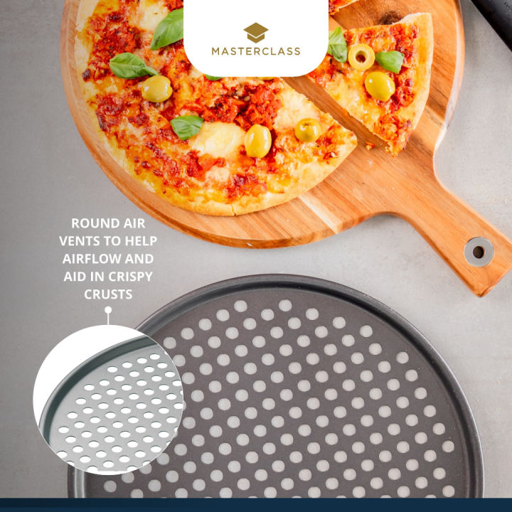 masterclass-non-stick-pizza-baking-pan-33cm-ถาดอบพิซซ่า