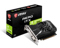 VGA MSI GeForce GT 1030 AERO ITX 2GD4 OC