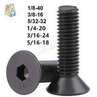 10pcs Grade 10.9 British Standard Hexagonal Countersunk Screw Flat Head Screw Bolt 1/4 1/8 3/16 3/8 5/16 5/32