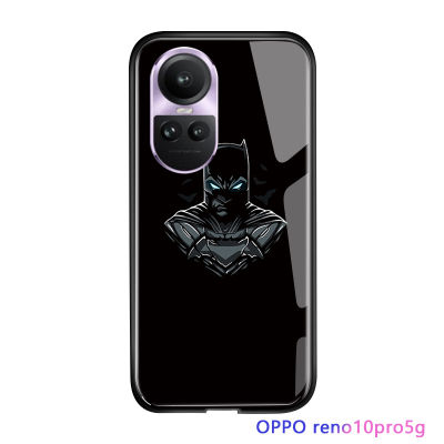 Serpens For OPPO Reno10 Pro 5G เคสโทรศัพท์แฟชั่นสำหรับเด็กผู้ชายซูเปอร์ฮีโร่สำหรับผู้ชายเคสกระจกเทมเปอร์กันกระแทกเคสโทรศัพท์ฝาหลัง