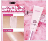 ออร่าไพรเมอร์ (ซอง) Mille brightening Aura Collagen 6g.**ของแท้ พร้อมส่ง