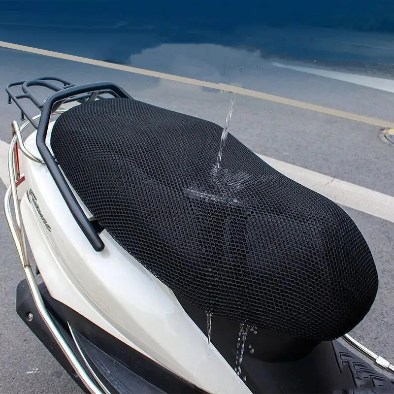 Motorcycle Seat Cover Waterproof Heat Shield Cooling Summber Motorbike  Scooter Accessory M/L/XL
