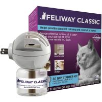 ชุดตัวเติมพร้อมหัวปลั๊กฟีโรโมนดูแลพฤติกรรมแมวและลดความเครียด Feliway Diffuser+Refill