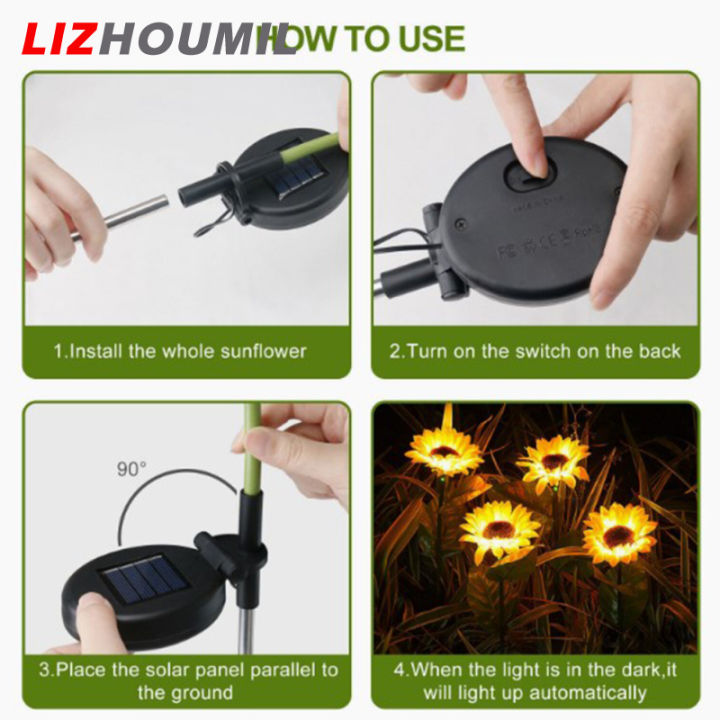 lizhoumil-ไฟ-led-พลังงานแสงอาทิตย์-โคมไฟตกแต่งสวนกลางแจ้งกันน้ำ-ip65สำหรับลานบ้าน-วิลล่า-อุปกรณ์ตกแต่งสวน