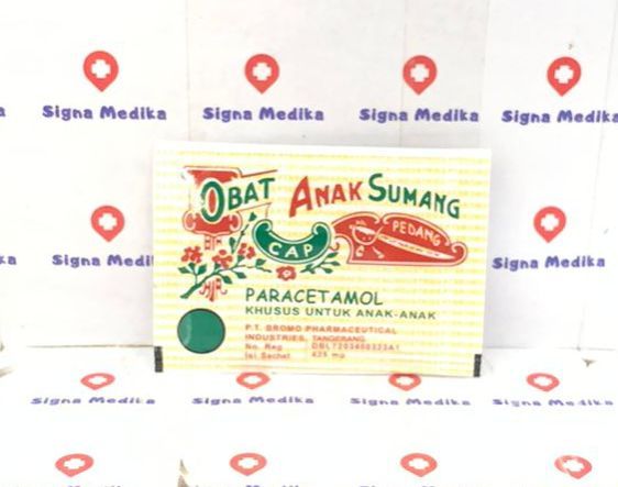 Anak Sumang Cap Pedang Rasa Original Sachet Obat Demam Lazada Indonesia