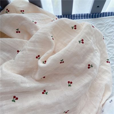 ซักรีด VGFH MALL พิมพ์ลายผ้ามัสลินผ้าห่มผ้าหุ้มตัวทารกแรกสำหรับผ้าตาข่ายผ้าฝ้ายทารกเด็กแรกเกิดผ้าห่มคลุมอาบน้ำ