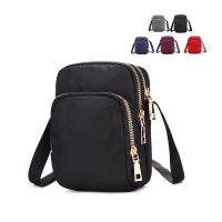 [Baozhihui]Women 39; S Shoulder Bag Mini Multifunctional Nylon Oxford Cloth Messenger Bag Zipper Mobile Phone Handbag Women Crossbody Bag