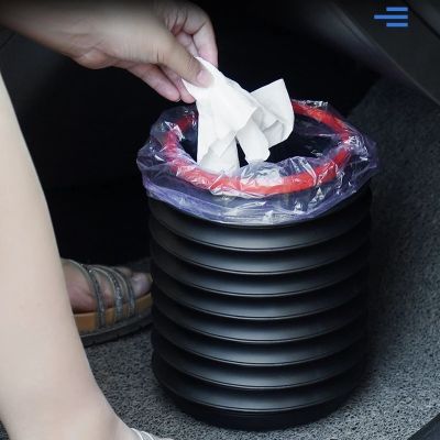 hot！【DT】✌﹉❈  New Car Trash Bin Outdoor Fishing Can 4L Multifunction Storage